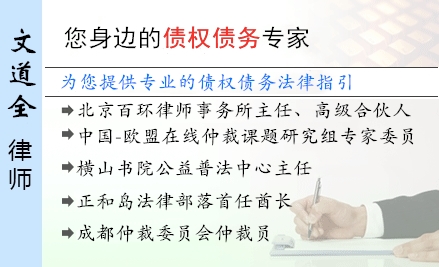 文道全,宜昌债权债务律师